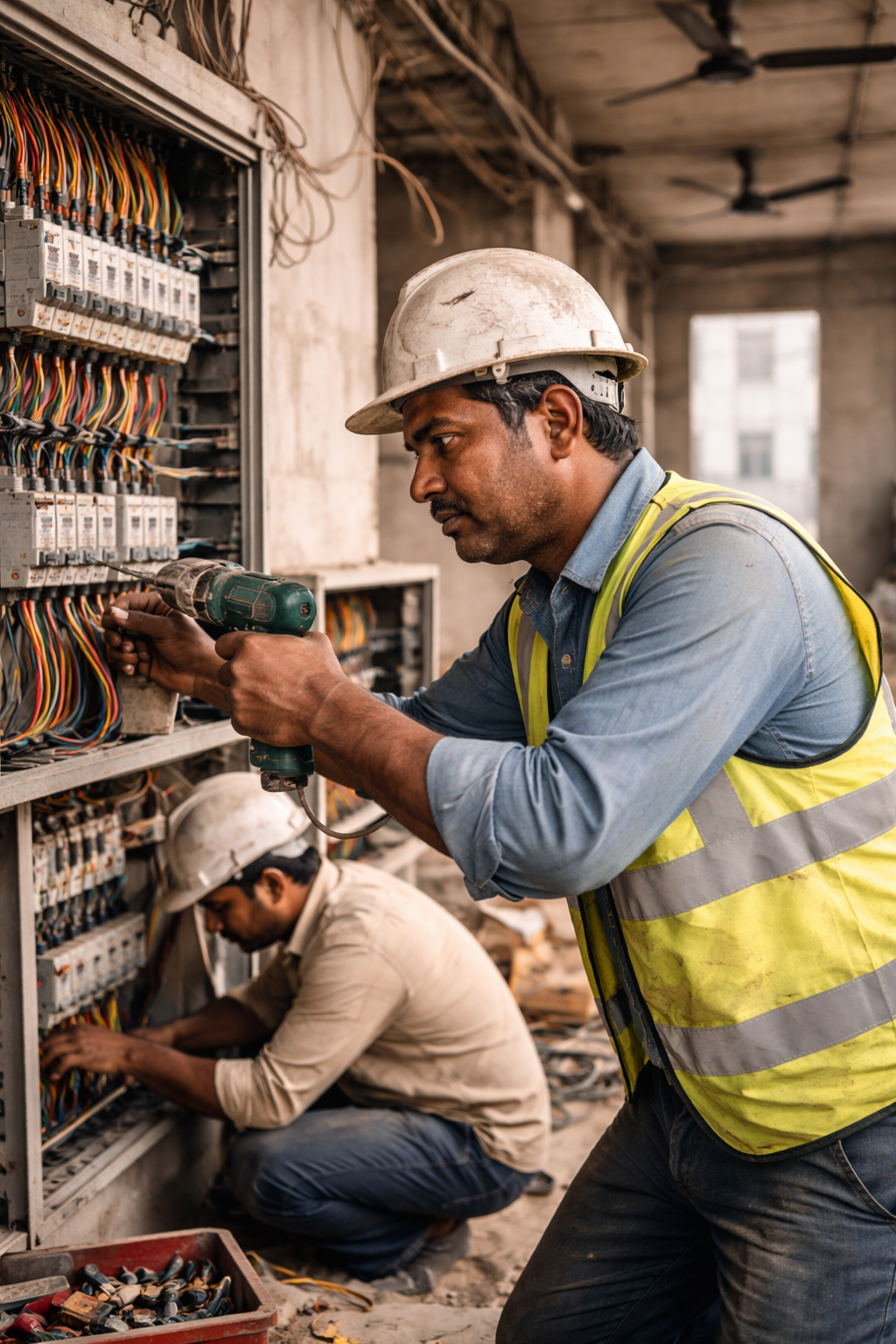 Electrical Work in Progress